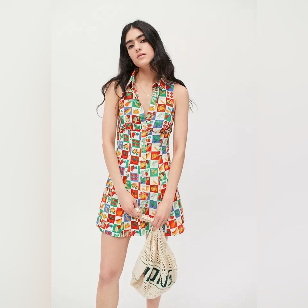 🍒 Adorable Urban Outfitters Garden Party Mini Dress 🧺